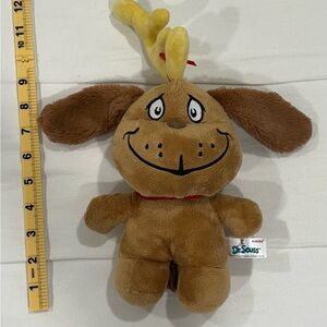 Dr Seuss Max the Dog Plush How the Grinch Stole Christmas Aurora Stuffed Animal
